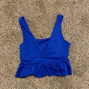 Cute blue tank top